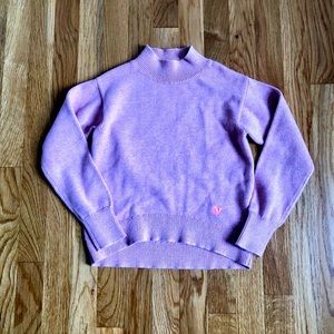 Jcrew crewcuts girls mock neck sweater size 8-9 pink